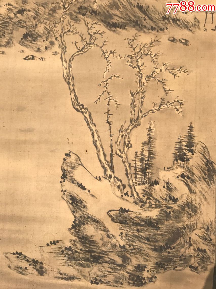 文人墨客绘画山水人物画