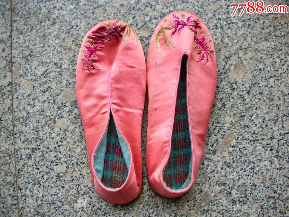 绣花鞋一双_其他织绣画_文兴收藏【7788收藏__中国
