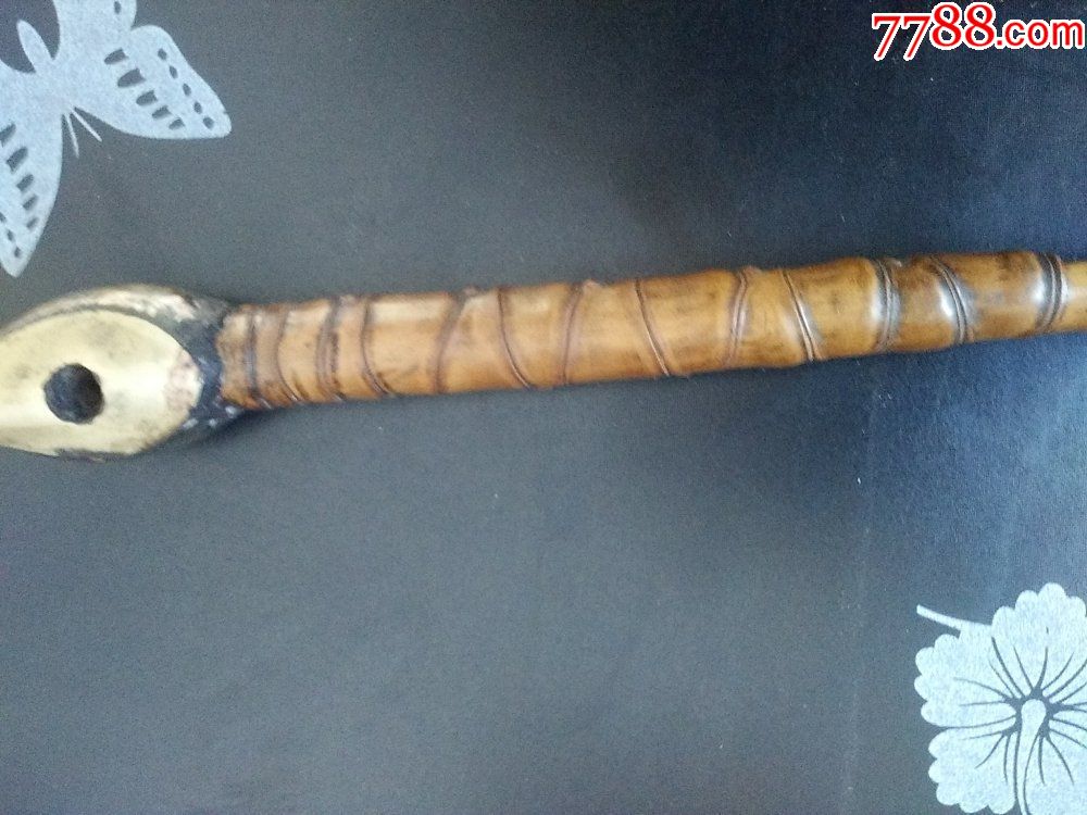 漂亮竹子水烟袋_烟杆/烟枪/烟锅_老金古玩店【7788