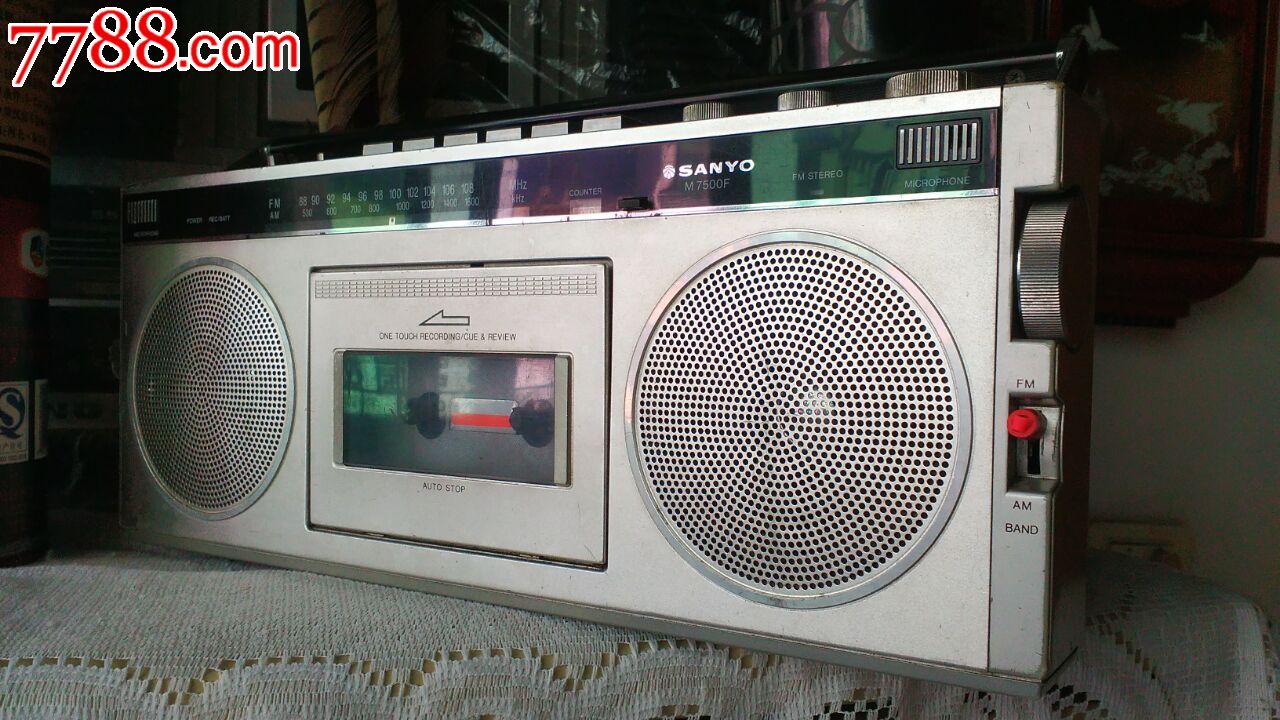 日本sanyo-m7500原装三洋收录机,三洋录音机(i不通电)