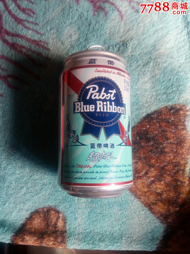 14年蓝带啤酒易拉罐超爽型