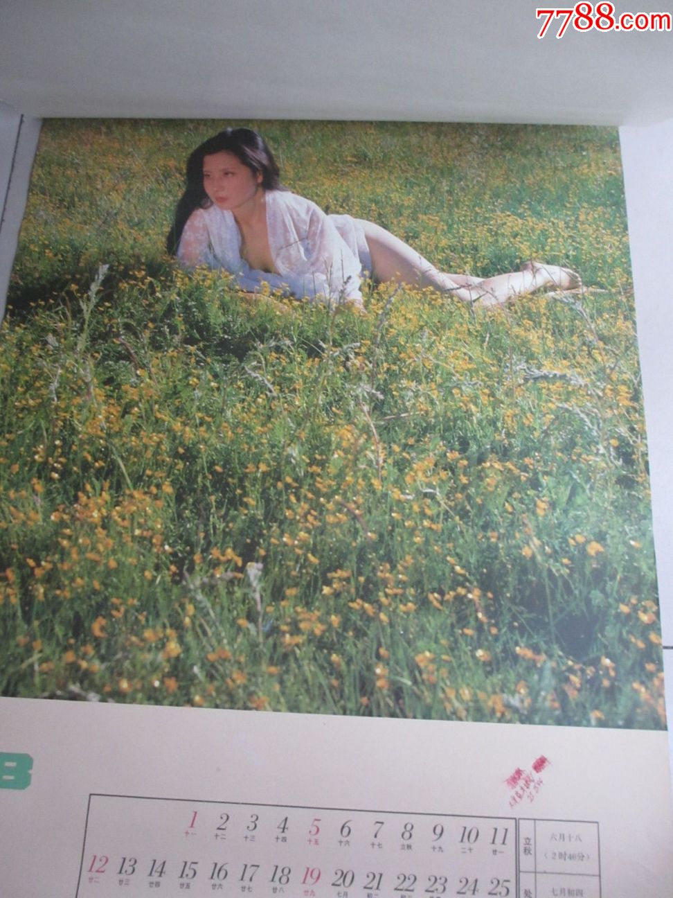 1990年··草原之春·美女挂历