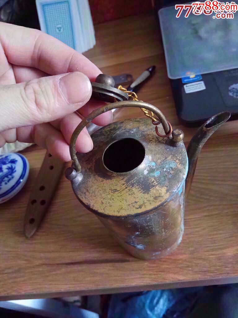 铜流金烫酒壶