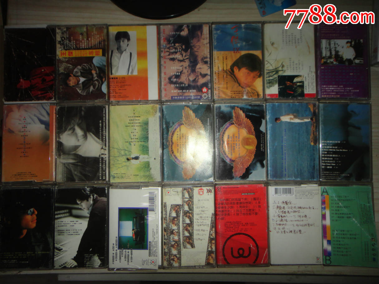 飞碟唱片授权--上海音像等引进磁带---王杰21盘合售