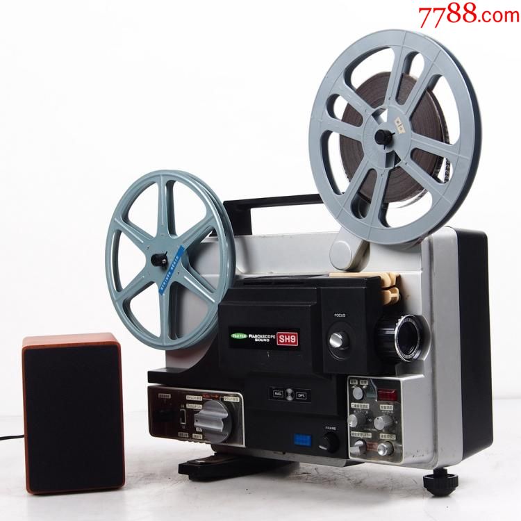 工业风古董日本fujicash9型超8毫米super8mm有声电影机放映机
