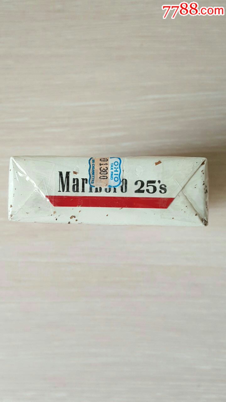 早期美版marlboro25支装限量万宝路软标(1*1)