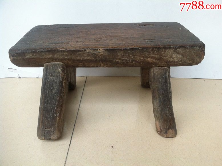 包浆醇厚的清代老榉木小板凳_木椅/凳_第1张_7788旧家具收藏