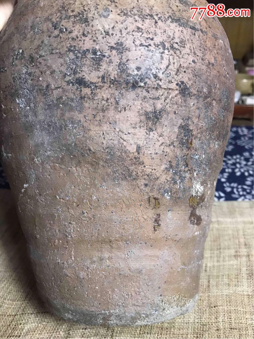 古董古玩收藏杂项清代陶罐陶器花瓶罐子