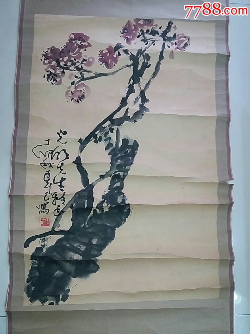 著名画家李正武花鸟画原作尺寸72x46厘米