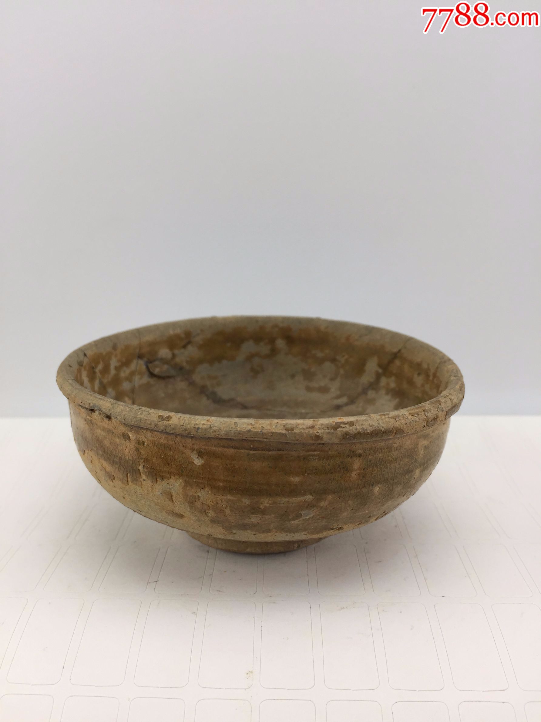 唐代黄釉标碗a0368