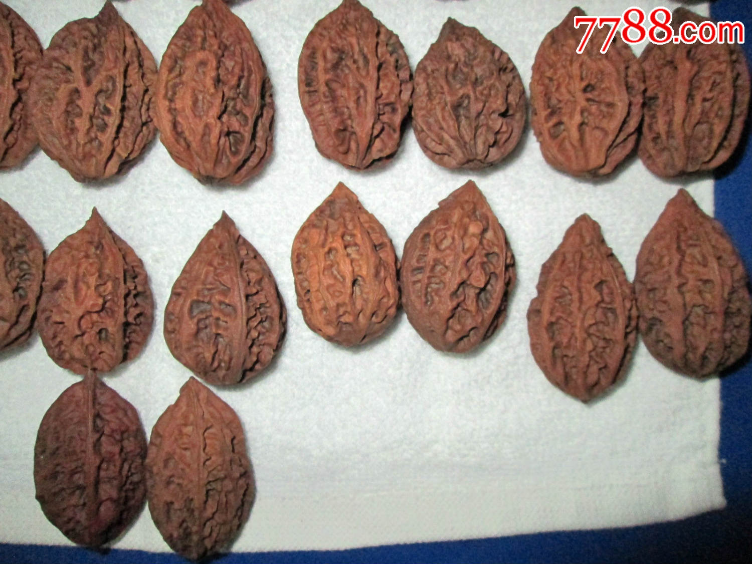 天然文玩柳叶核桃(92个)
