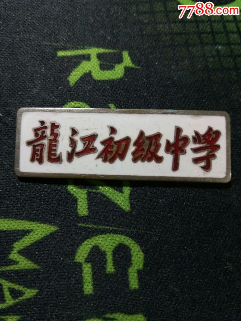 龙江初级中学铜校徽