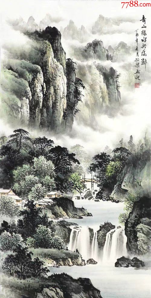 梁羽杰四尺山水63