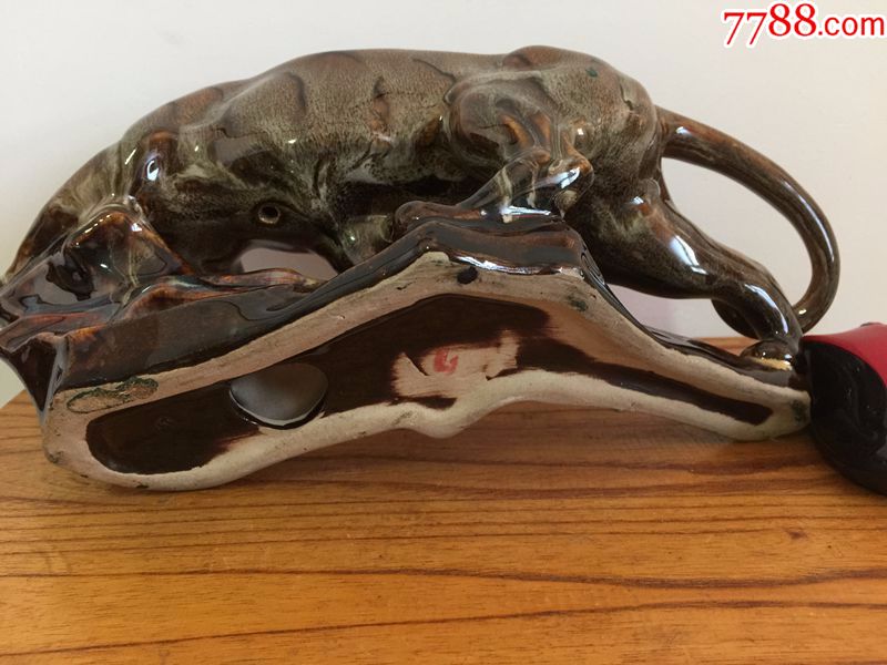 瓷器动物摆件虎_雕塑瓷/瓷雕_淘陶乐淘陶【7788收藏