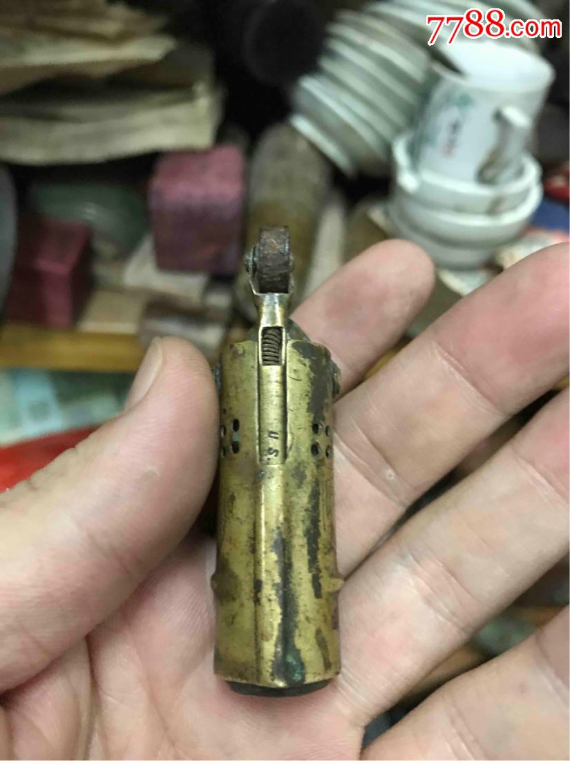 古董铜打火机
