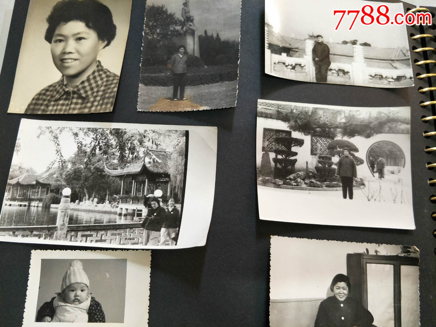 60-70年代家庭个人集体生活照影集(老照片约159张,31*