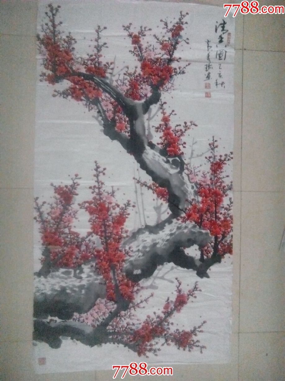 国画---清香图著名画家黄秀珍作品,泰安市美协副主席(a11)