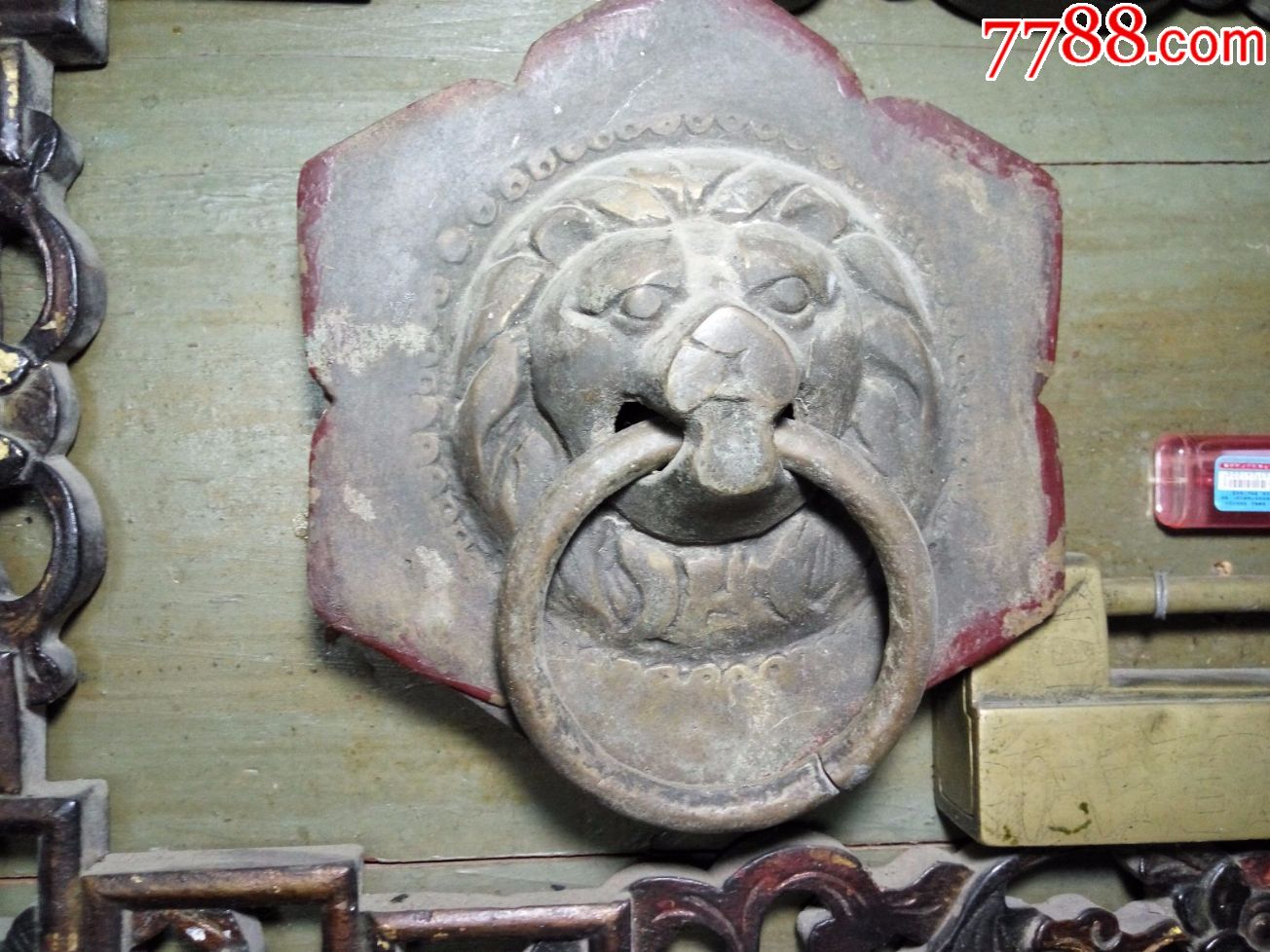 老兽首门环,铜锁两组合售_铜锁/铜钥匙_乡愁小店
