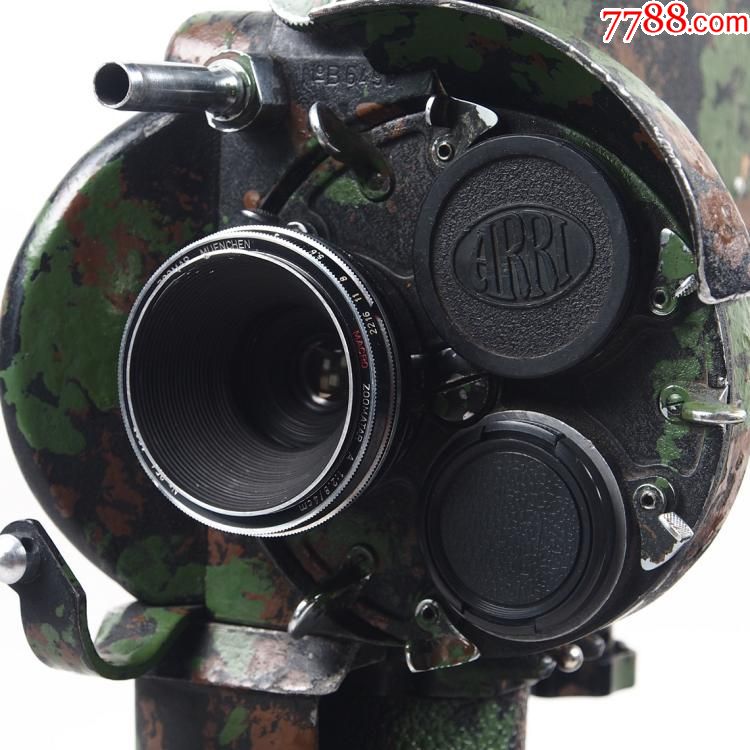 西洋古董1942年德国阿莱arriflex35毫米35mm电影摄影机带木脚架