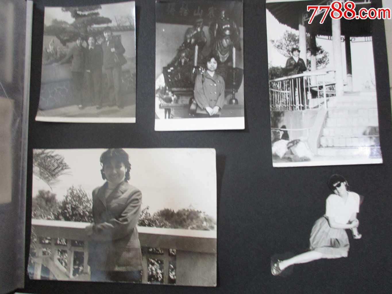 50至70年代女子个人家庭照(老照片约252张,30*24)