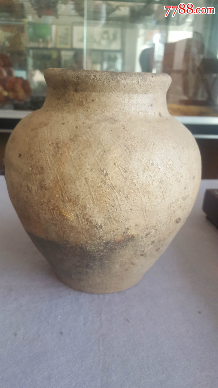 宋朝无耳编织纹陶罐_其他陶器_鉴别图片_收藏价格_7788陶器收藏