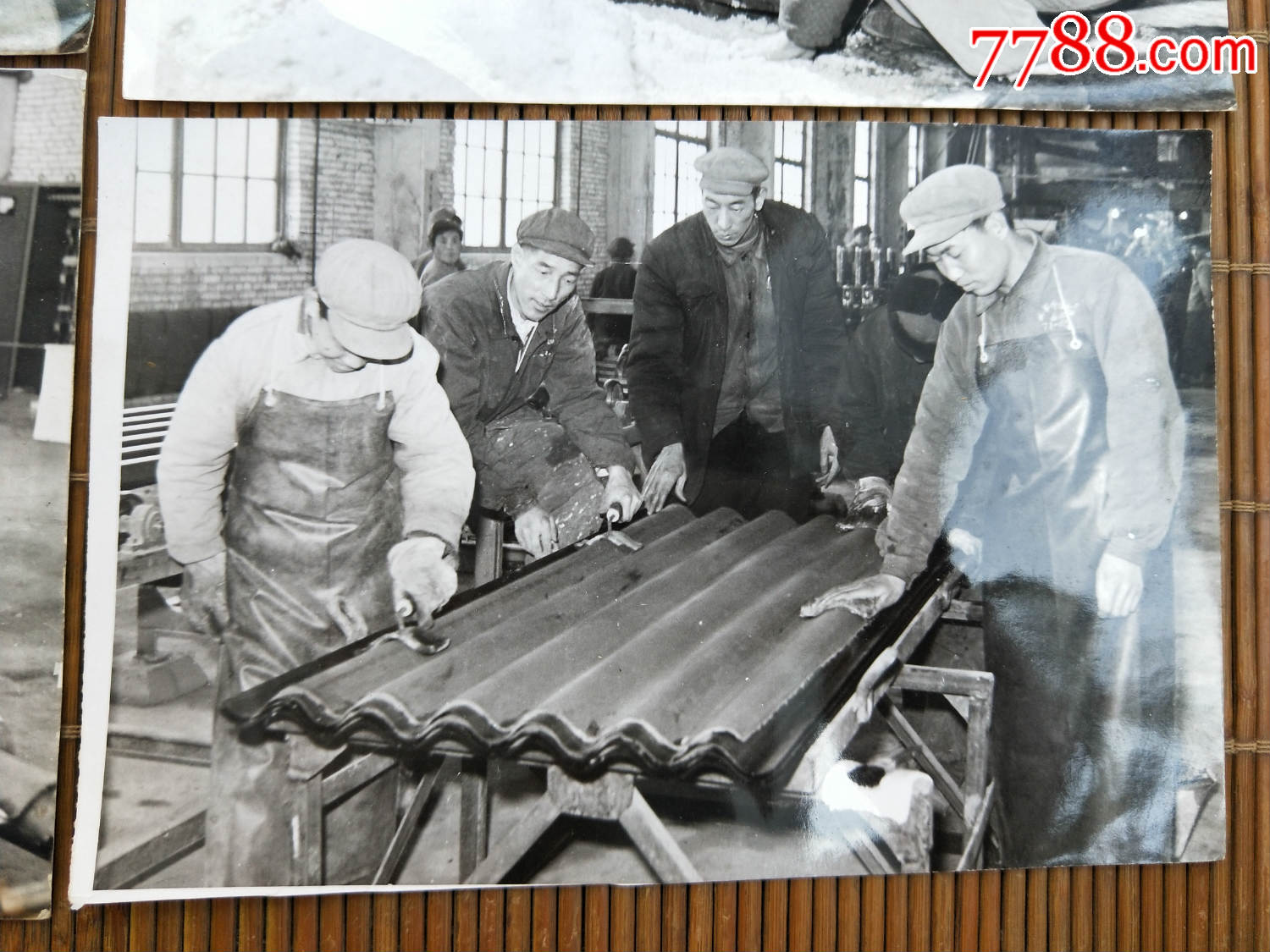 照片1069,新疆兵团劳改犯人劳动照片8张合售