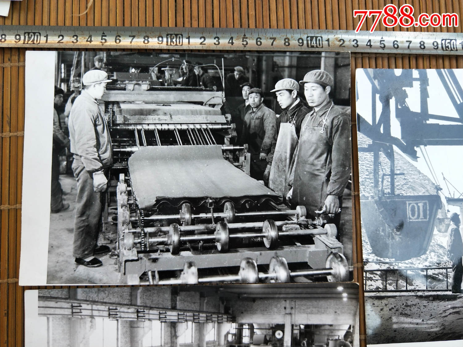 照片1069,新疆兵团劳改犯人劳动照片8张合售