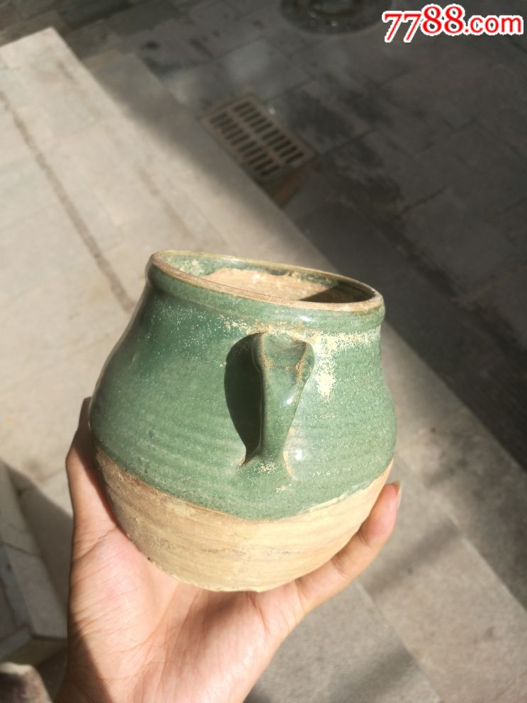 云南玉溪华宁窑罐带耳