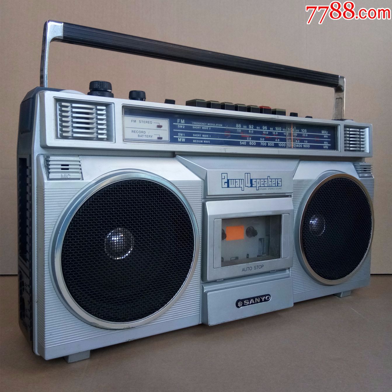早期日本三洋m9500-2k收录机八十年代老式录音机