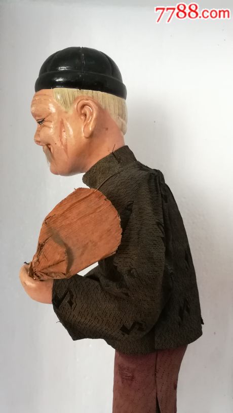 民国彩塑人物摆件(形象逼真鲜活,个头儿大)_泥人张