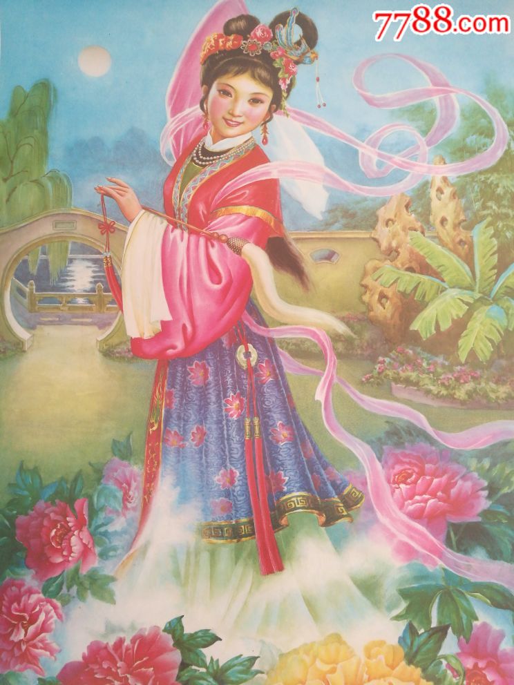 花仙子,古装美女.