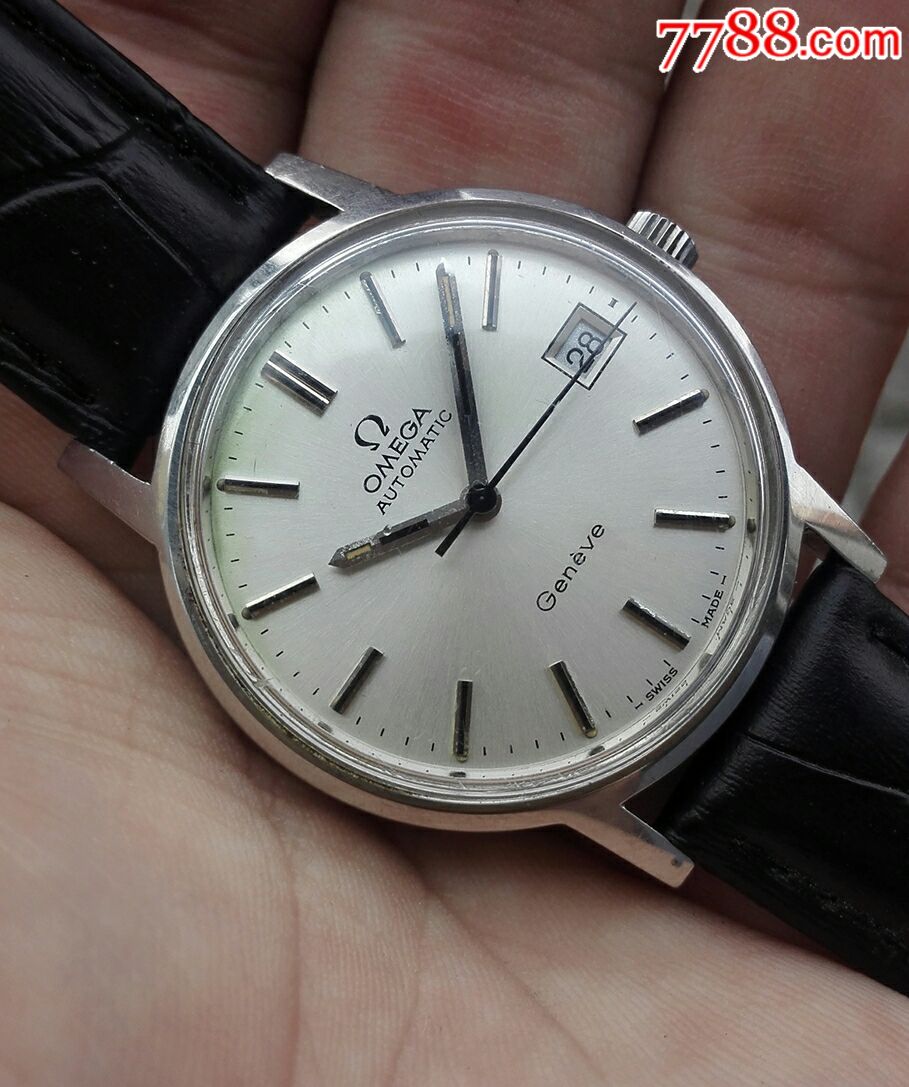 《售完》二手手表瑞士古董欧米家钢款日历自动机表