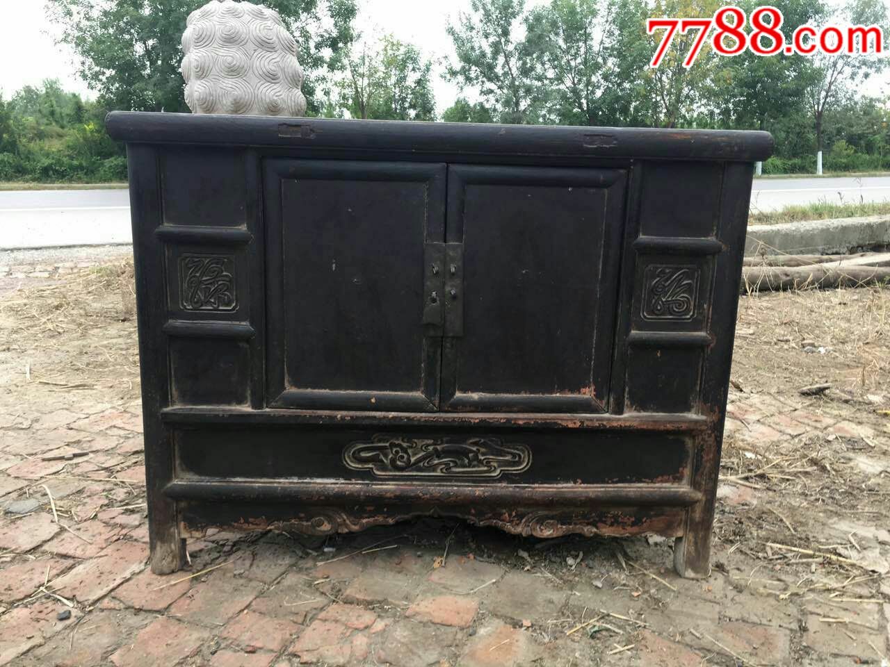 木艺家具清代榆木书橱