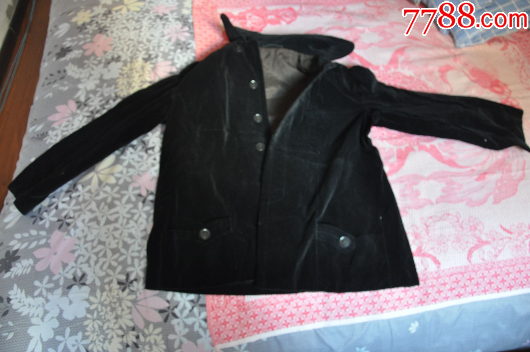 上世纪.女士衣服【六七十年代.黑色.大绒】
