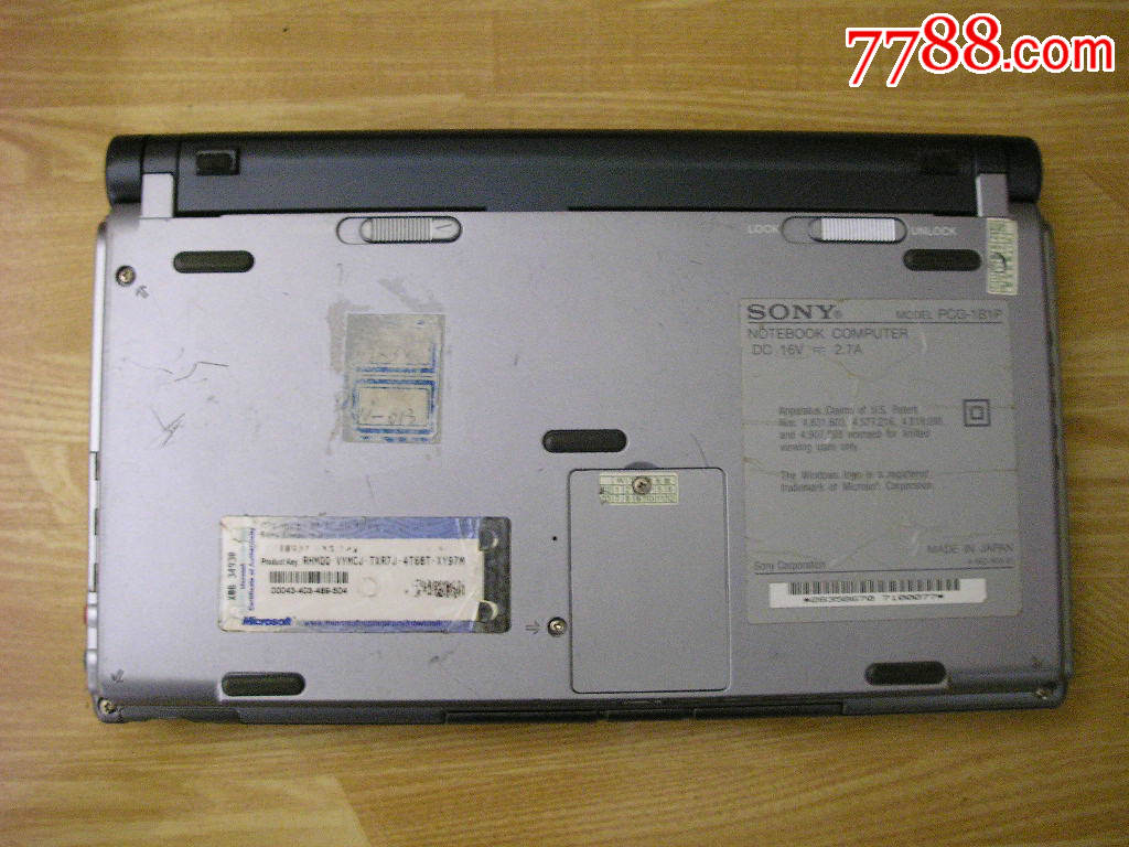 索尼小型古老笔记本pcg-1b1p有xp系统