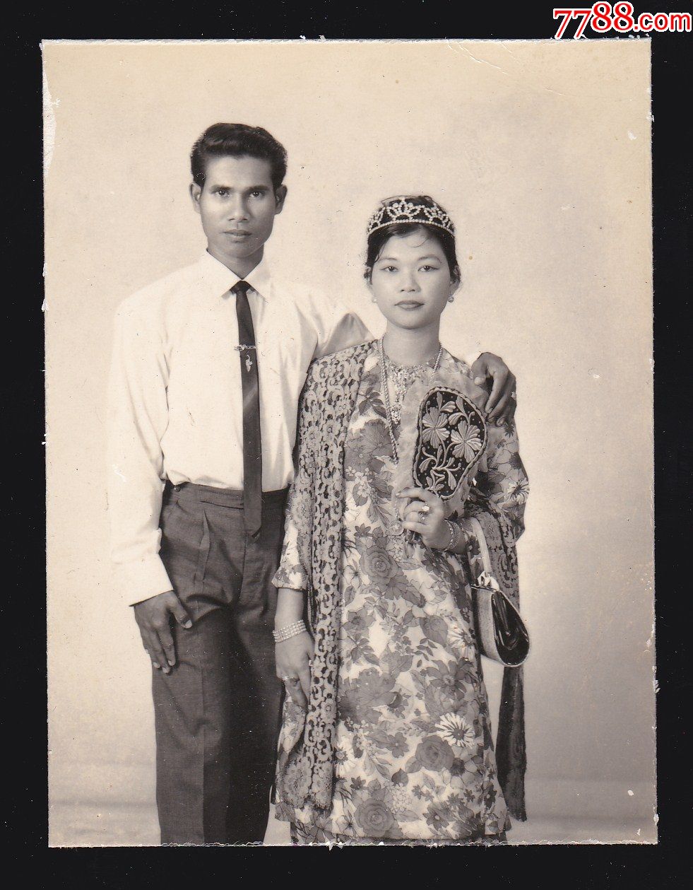 泰国华侨结婚纪念-se53771727-老照片-零售-7788收藏
