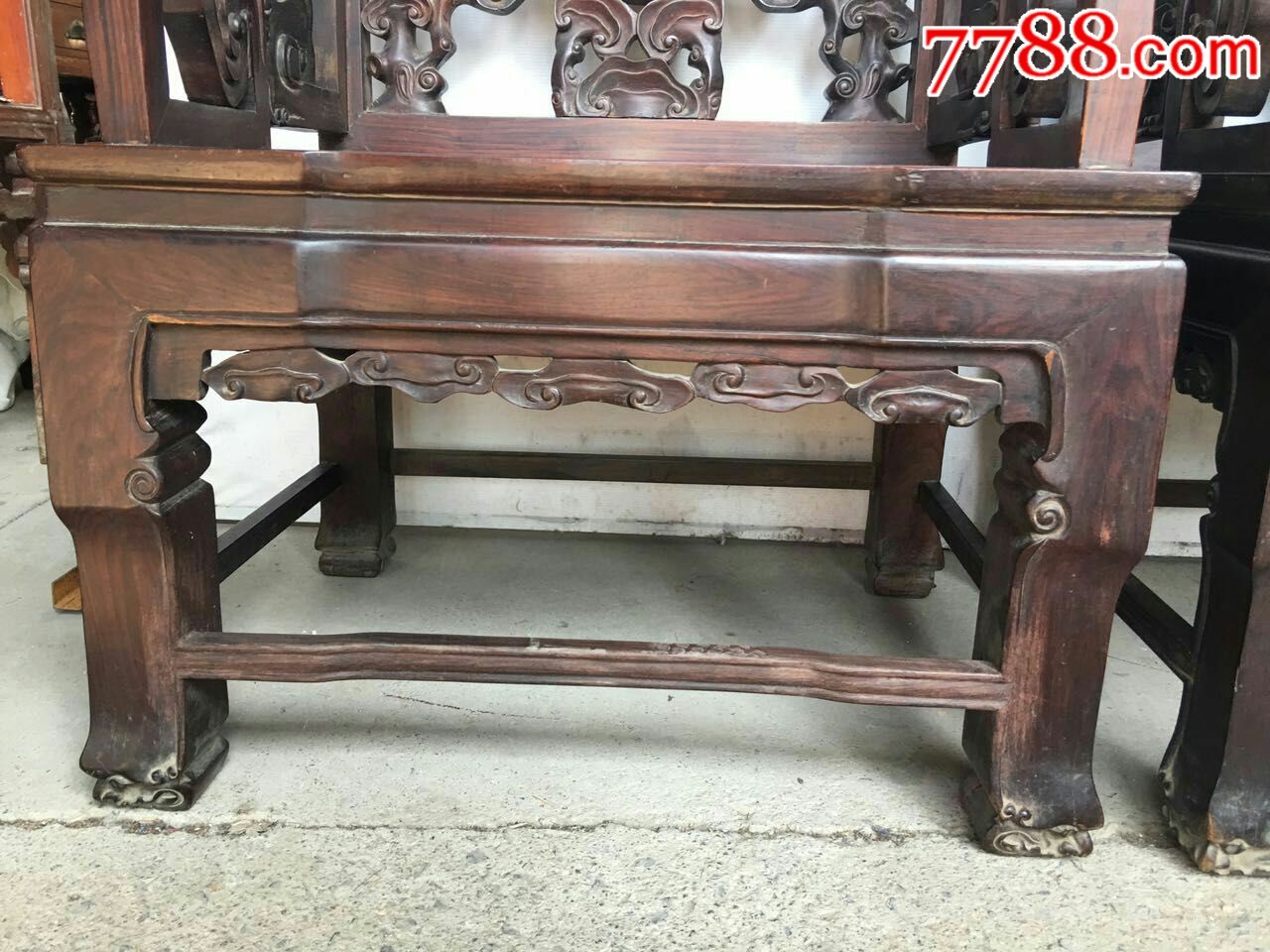 木艺家具民国红木太师椅一对