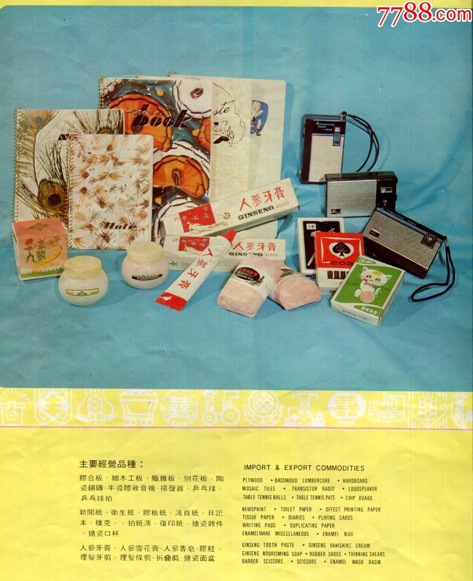 【70年代吉林省轻工产品广告】