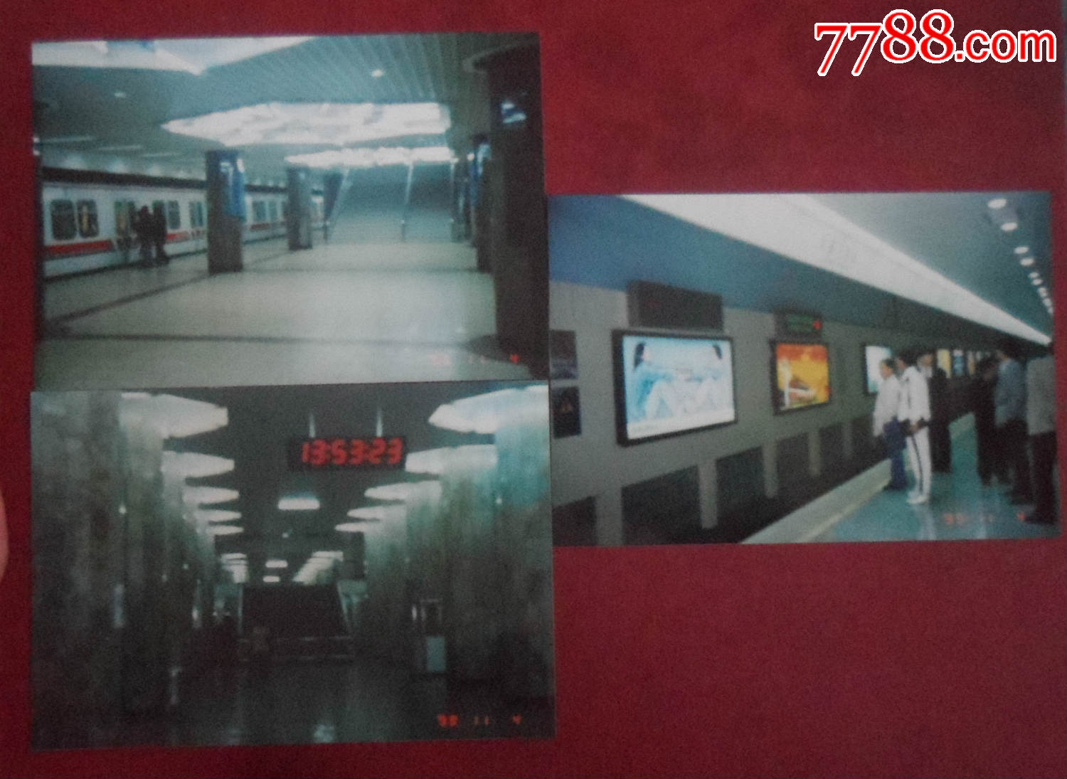 北京地铁"天安门站",3张,1999年_老照片_奉天驿写真馆【7788收藏