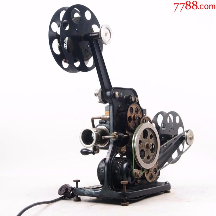20世纪初百代pathe28毫米28mm手摇电影机放映机功能正常8品