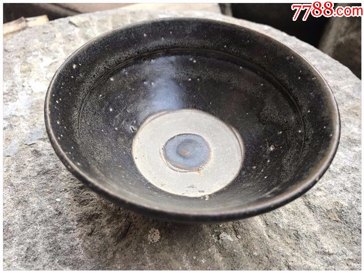 茶盏古代老窑瓷器-茶器古玩旧货收藏包老品相佳j-5124