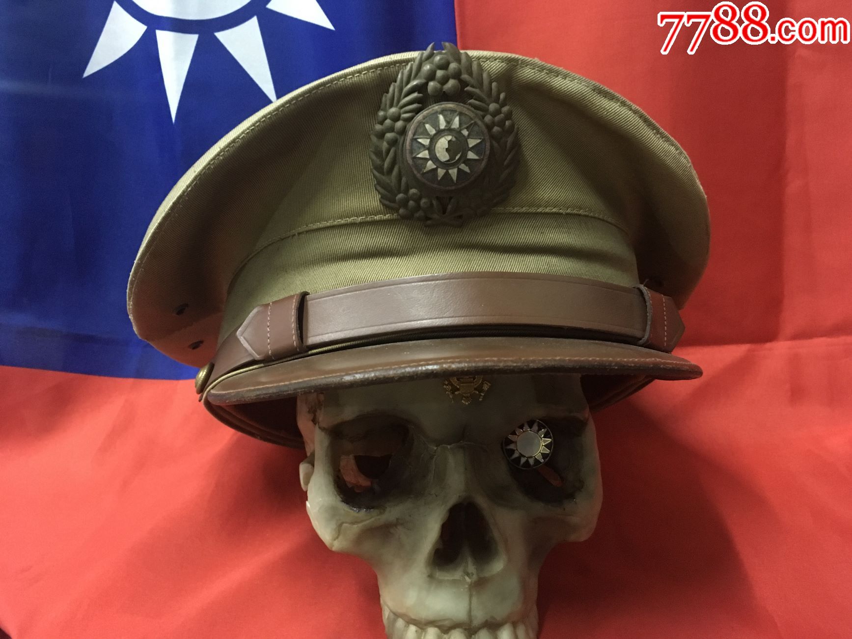 内战国军美式夏季卡其色大檐帽-se54097398-帽子-零售