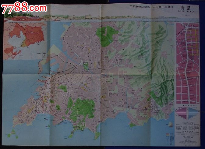 青岛-崂山旅游地图