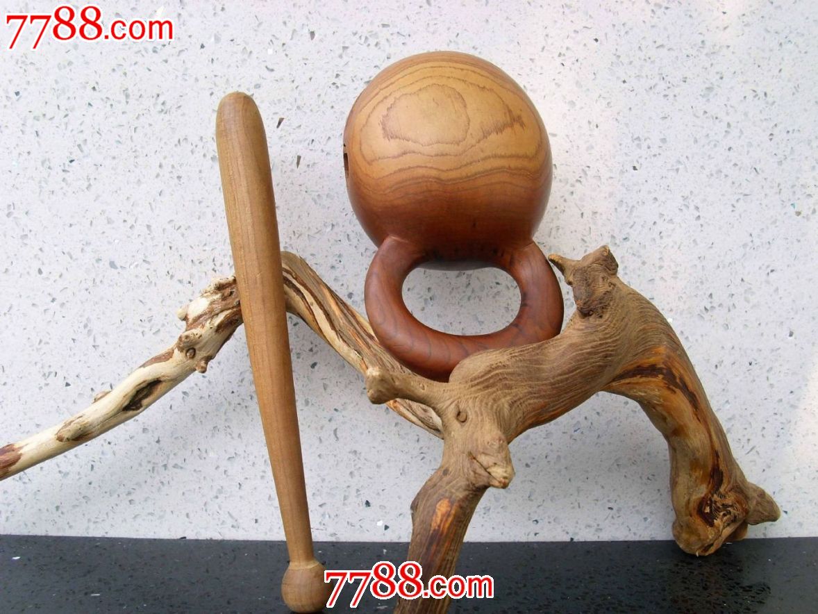 然原色无油漆大号响木木鱼-精品法器木鱼静心地念佛法器