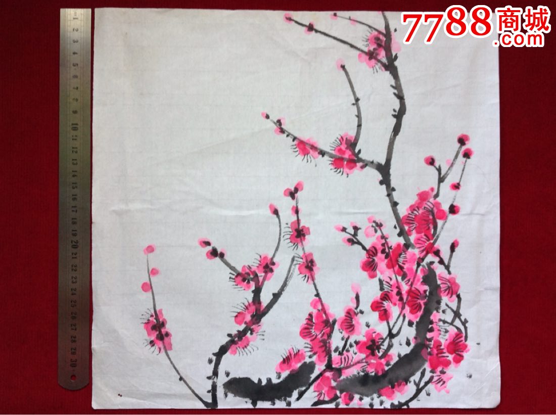 【水彩,梅花】_水粉/水彩原画_斯求之家【7788收藏