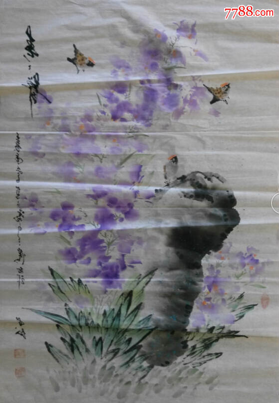 水墨/写意画法,,2010-2019年,,其他尺寸,,未装裱,,宣纸, 简介: 高岩松