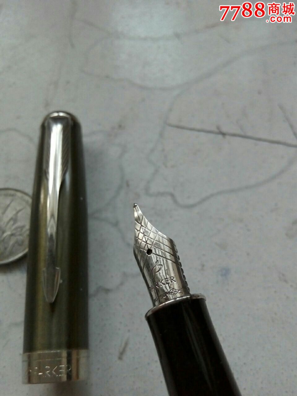 派克18k750金笔