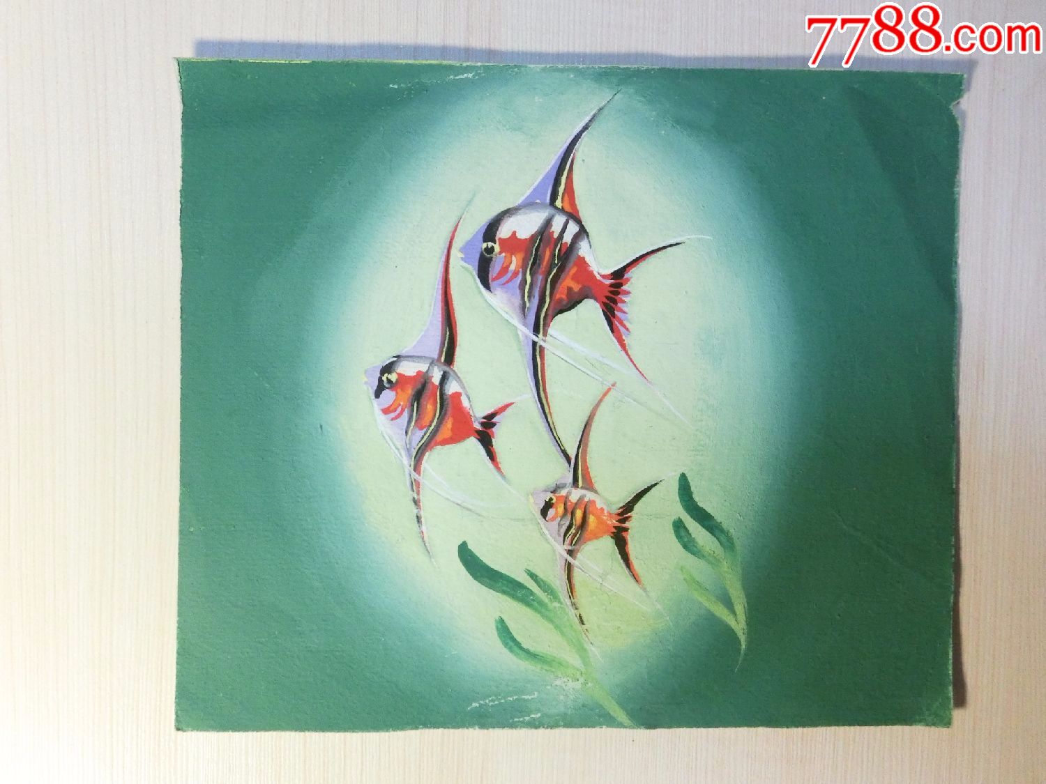 神仙鱼-价格:150.0000元-se49666808-水粉/水彩原画