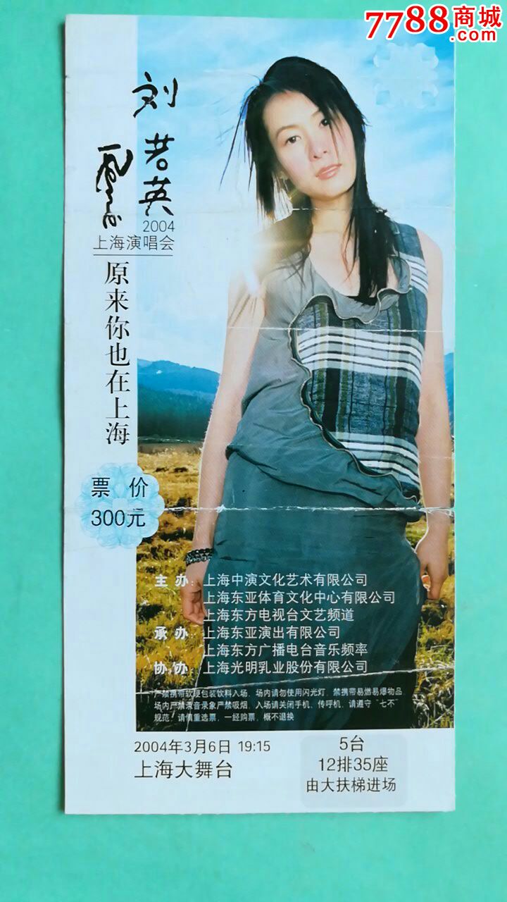 2004刘若英"原来你也在上海"演唱会