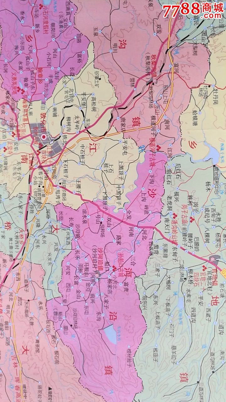 敦化市老地图——地方老地图